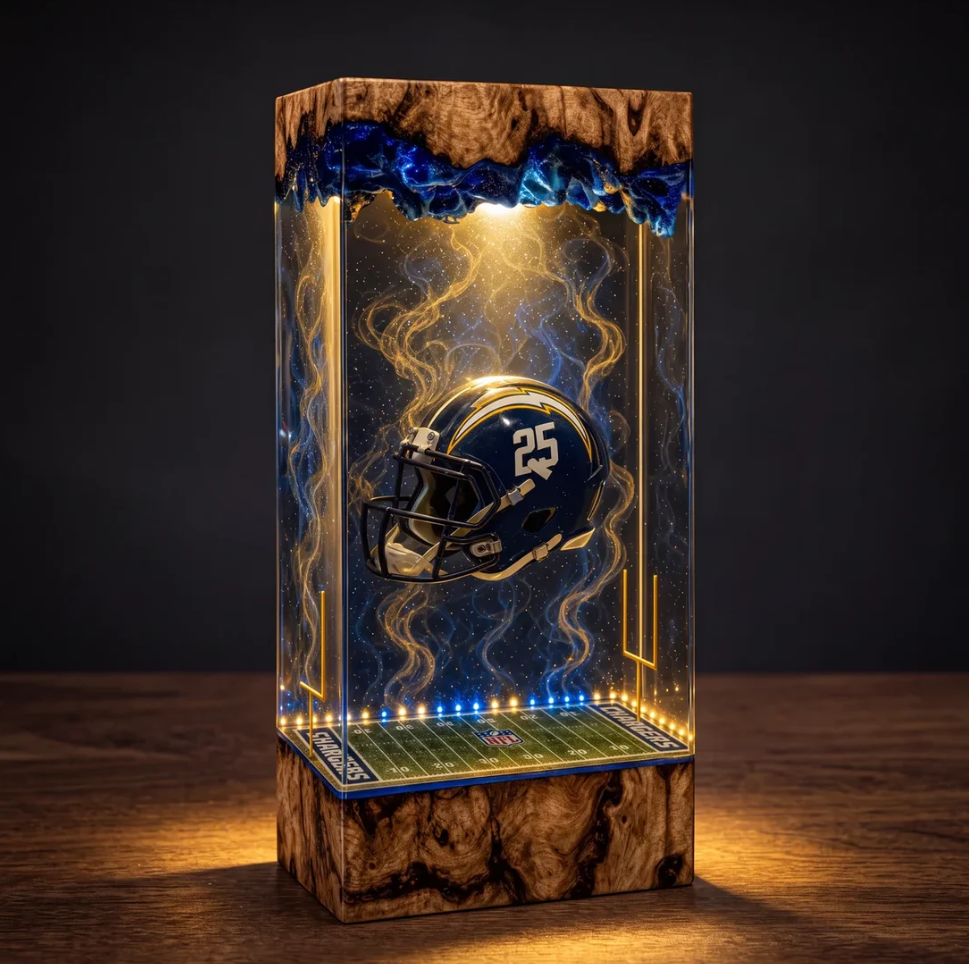 Chargers 3d Resin Lamp